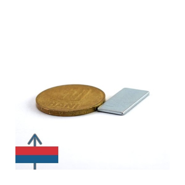 Magnet neodim bloc 20x10x1 mm 12