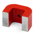 Magnet AlNiCo potcoavă 40 x 25 x 25 mm - poziție culcat
