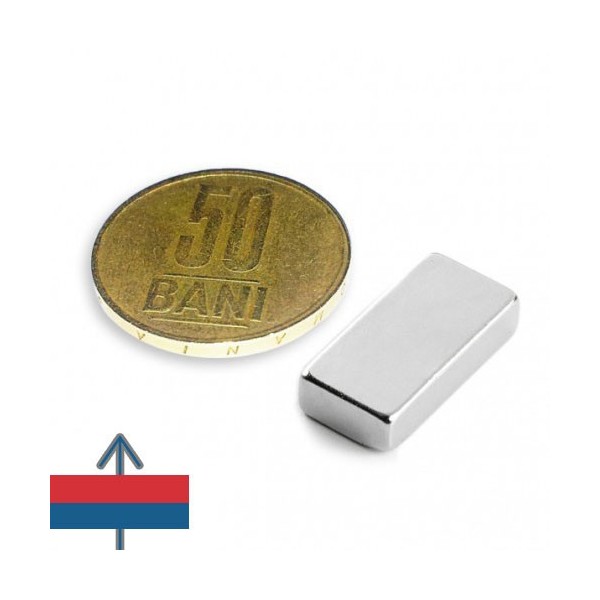 Magnet neodim bloc 20 x 10 x 05 mm 1