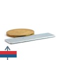 Magnet neodim bloc 40 x 12 x 1 mm 3