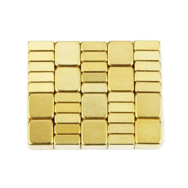 Magnet neodim bloc 05 x 05 x 02 mm 3