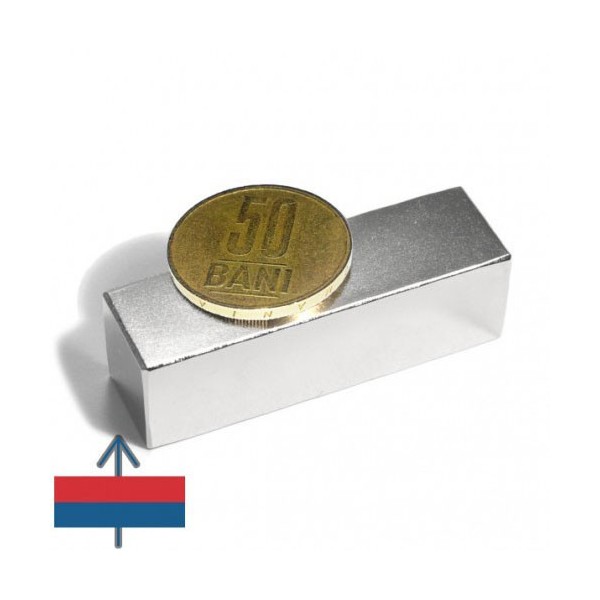 Magnet neodim bloc 50 x 15 x 15 mm 1