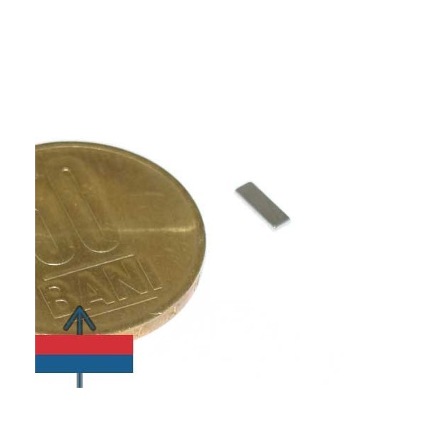 Magnet neodim bloc 06 x 02 x 01 mm 1