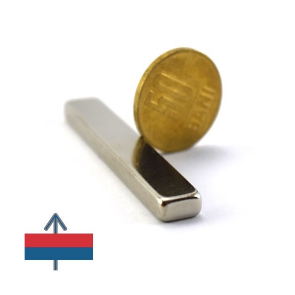 Magnet neodim bloc 60 x 10 x 05 mm 5