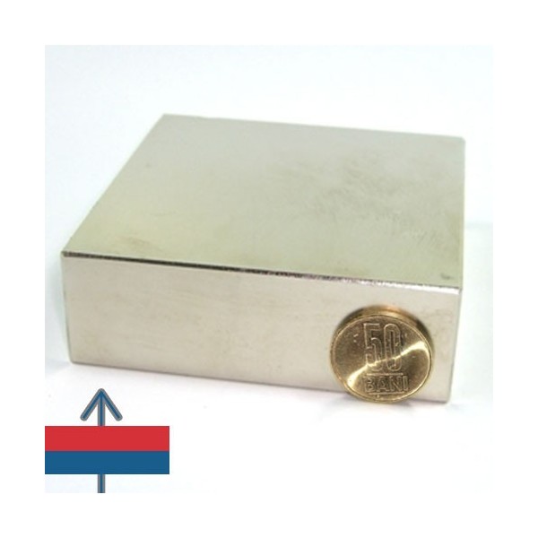 Magnet neodim bloc 90 x 90 x 30 mm 1