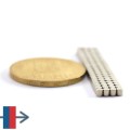 Magnet neodim cilindru 02 x 02 mm 10