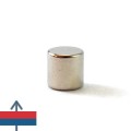Magnet neodim cilindru / disc 4 x 4 mm cu magnetizare