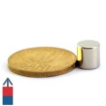 Magnet neodim cilindru / disc 8 x 8 mm - lateral
