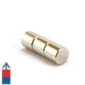 Magnet neodim cilindru 08 x 08 mm - 3 bucăți