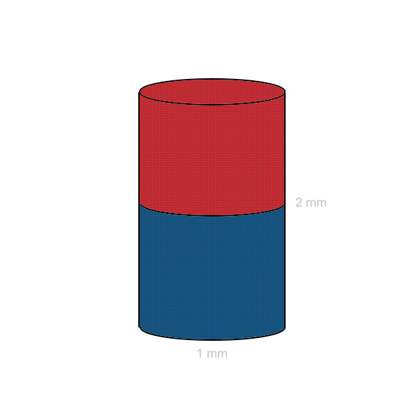 Magnet neodim cilindru 01 x 02 mm C