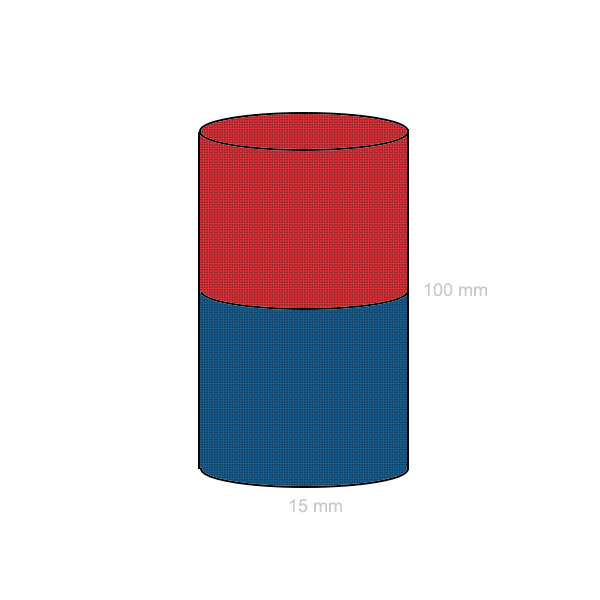 Magnet neodim cilindru 15 x 100 mm C