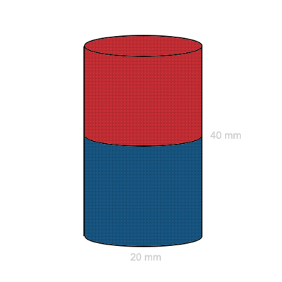Magnet neodim cilindru 20 x 40 mm C