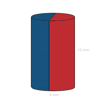 Magnet neodim cilindru 04 x 10 mm C