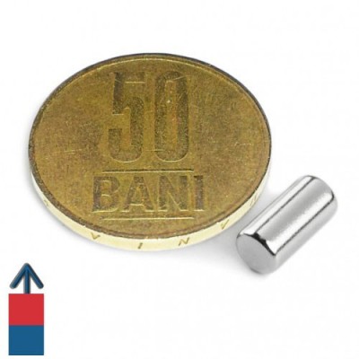 Magnet neodim cilindru 05 x 10 mm 1