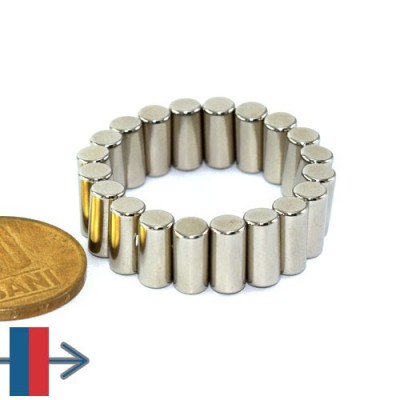 Magnet neodim cilindru 05 x 10 mm 9
