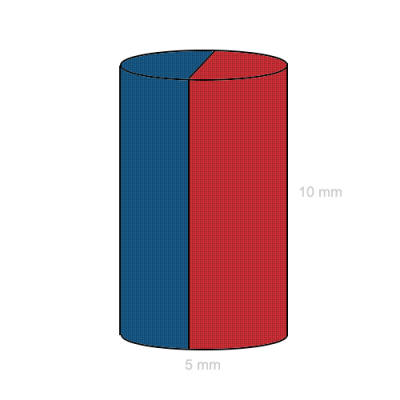 Magnet neodim cilindru 05 x 10 mm C2