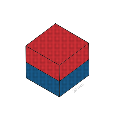 Magnet neodim cub 20 mm C