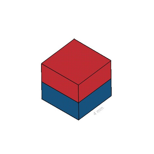 Magnet neodim cub 4 mm C
